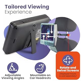 Caliber MPD298 Lettore dvd e bluray portatile-lettore portatile a batteria, TFT, SD, 800 x 480 Pixeles, 16:9, polimeri di litio