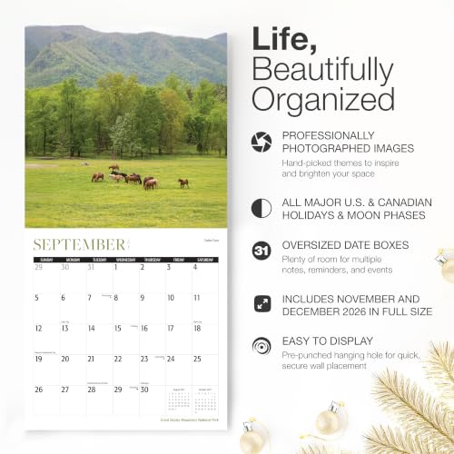 Image of RED EMBER Great Smoky Mountains National Park 2027 Wall Calendar 12 Month