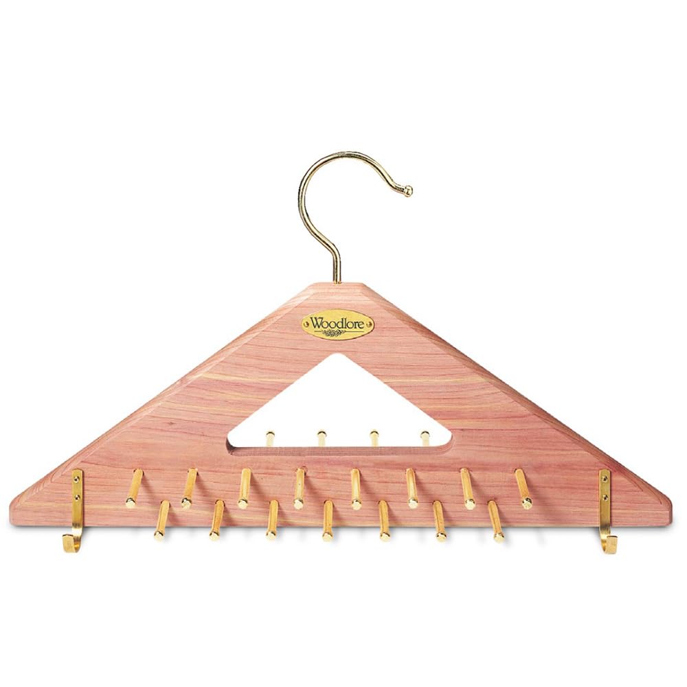 ウッドロアWoodlore パンツ＆スカートハンガー・レッドシダー 10本セット ウッドロアWoodlore パンツ＆スカートハンガー・レッドシダー 10本セット