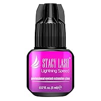Vista 10 de STACY LASH Lightning Speed - Pegamento para extensión de pestañas, 0.34 onzas líquidas, 0.3 segundos en secado/retención, 6-8 semanas/adhesivo negro