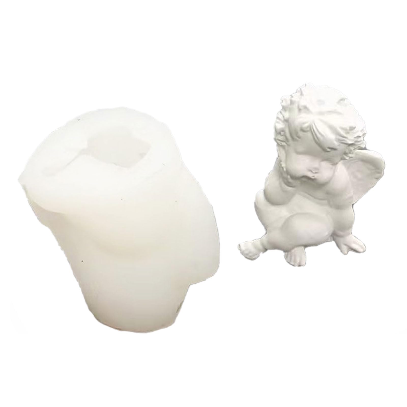 Kalttoy Mold Sculpture Silicone Mold Non-stick Easy to De for Making Soap Plasters Fondant Decorations Statue Silicone