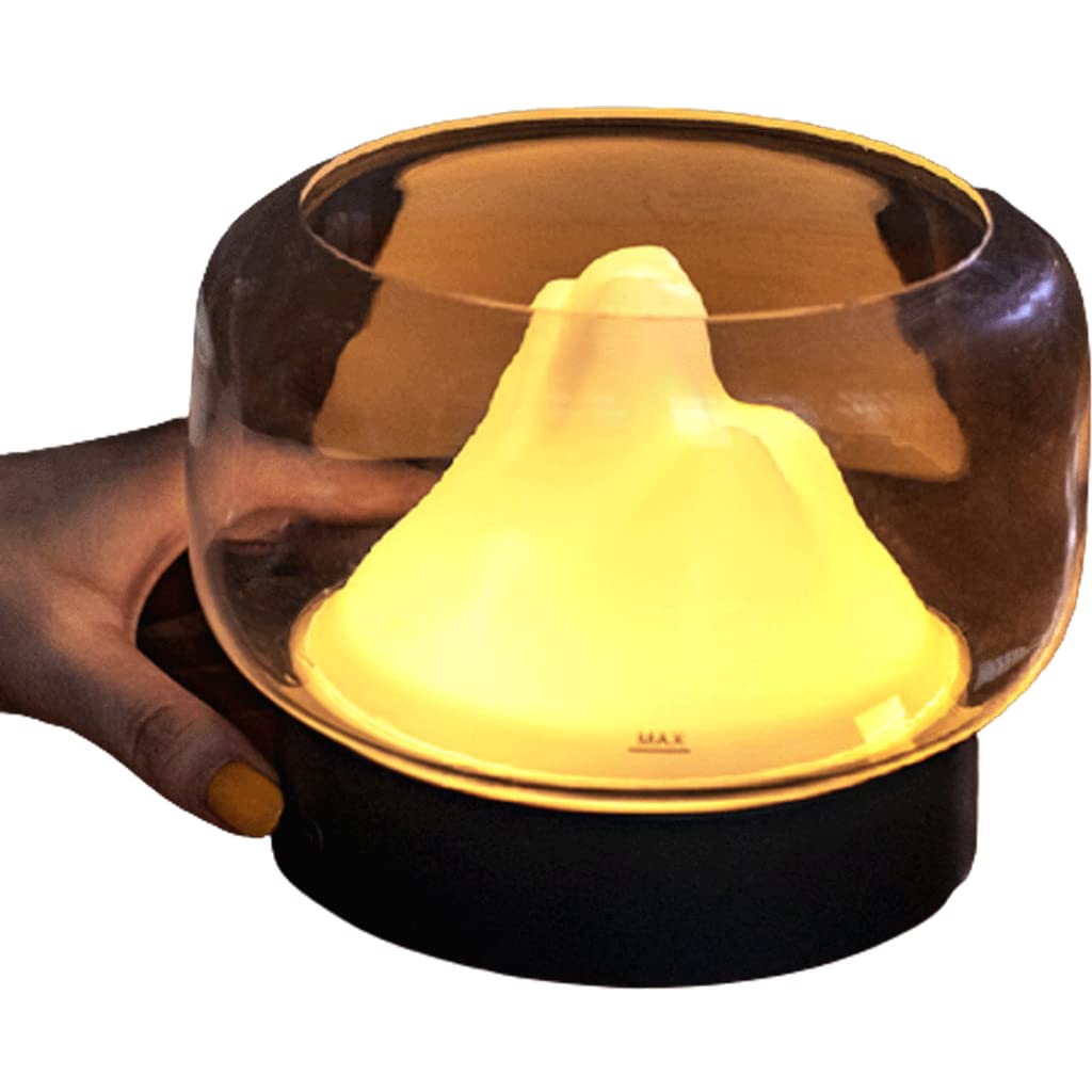 Ulepszony Smart Power-off etherische olie-diffuser, ultrasone mute-luchtbevochtiger met grote watertank 400 ml, 7 kleuren nachtverlichting, creatief cadeau Zrelaksować się