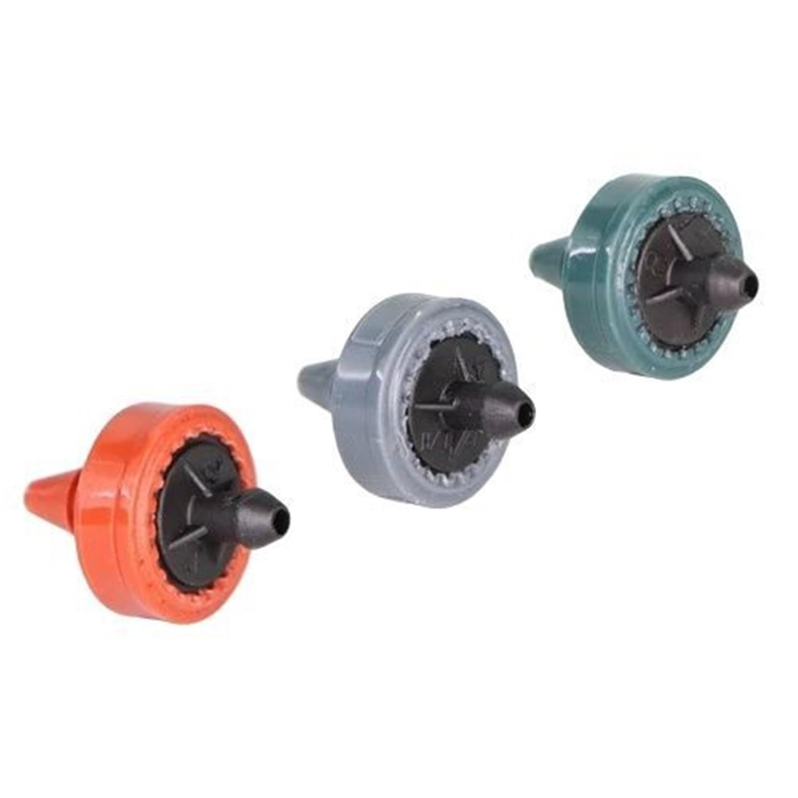 Emisores de Riego por Goteo 50 Unidades de goteros compensación automática for césped, 2 l, con Flujo Estable y presión, duraderos, compactos Flexibles(Red)