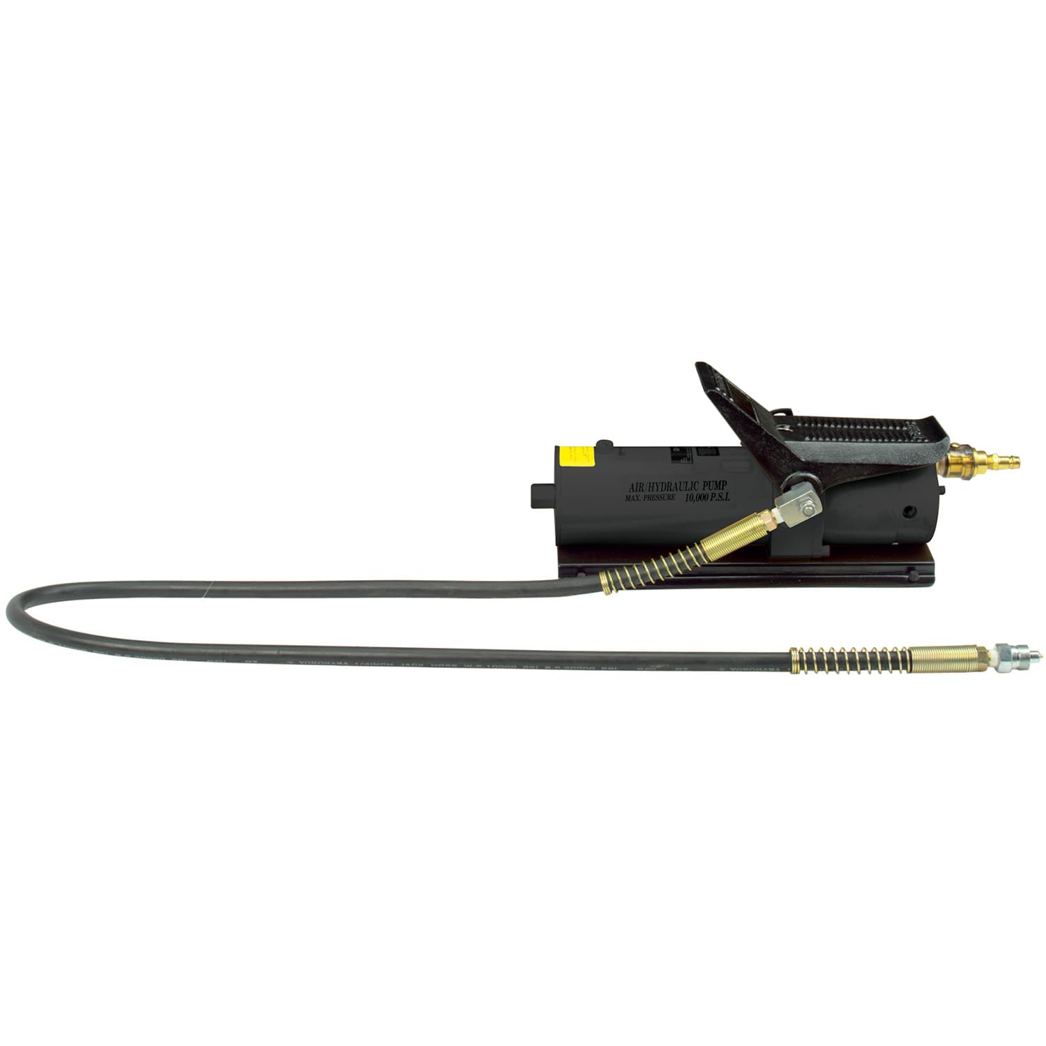Rodcraft PHP10 Pneumatisch-Hydraulische Pumpe, 700 bar mit 1,5 m Schlauch | Betriebsdruck, pneumatisch-hydraulischer Antrieb, kompatibel mit HRS04, HRS10 und HRS20. Für kraftvolle Richtarbeiten