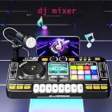 Mikser DJ dla dzieci i odtwarzacz płyt można podłączyć do mikrofonu Bluetooth