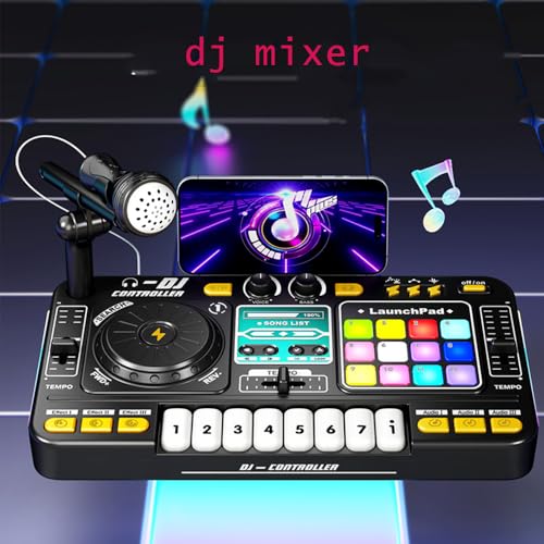 Miniatura 6 de El Mezclador De Dj Y El Reproductor De Discos Para Niños Se Pueden Conectar Al Micrófono Bluetooth