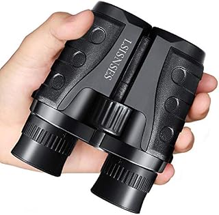 LSISNSES 10X25 Small Compact Lightweight Binoculars for Adults and Kids Easy Focus Mini