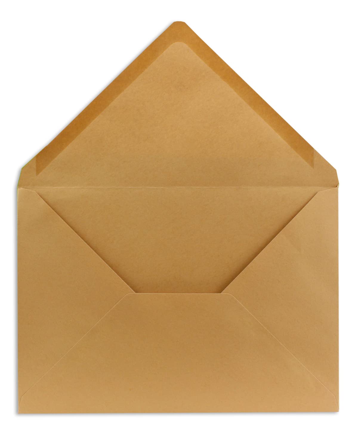500 DIN C5 Briefumschläge Braun - 16,2 x 22,7 cm - 100 g/m² Nassklebung spitze Klappe - aus der Serie COLOURS-4-YOU Glüxx-Agent