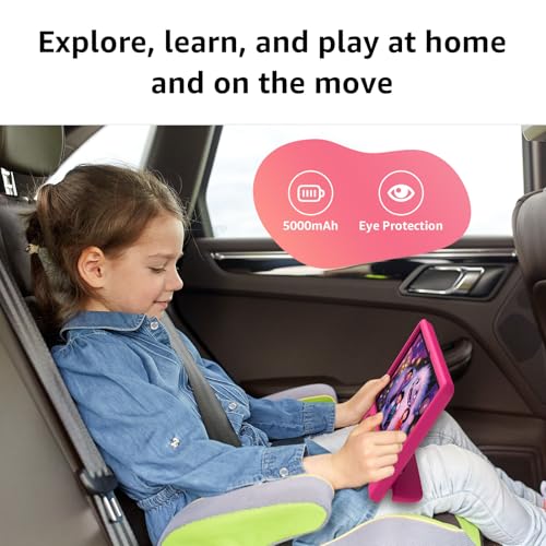 Image of ApoloMedia Kids Tablet 10 inch, Upgraded Android 14 Tablet for Kids Ages 4-12, Octa-Core Tablets with Case, 64GB Storage(TF Expand 1TB), Pre-Installed Google Kids Space, Parental Control (Red)
