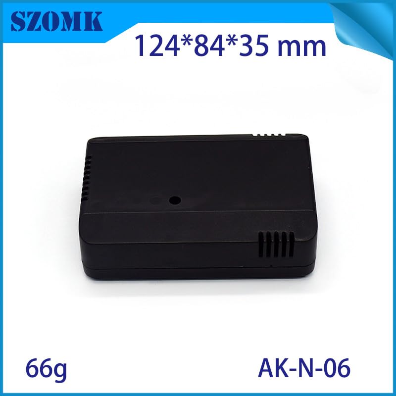 Wiring Connecting Terminals - Plastic Enclosure Black Color and White PCB Size 112x84x38mm Project Box Outlet Power Supply abs for DIY PCB case for szomk electri