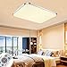 Produktbild Deckenlampe dimmbar 72W LED Deckenleuchte Ultra dünn für Küche Balkon Korridor Büro Esszimmer Wohnzimmer (Silber 3000-6500K)