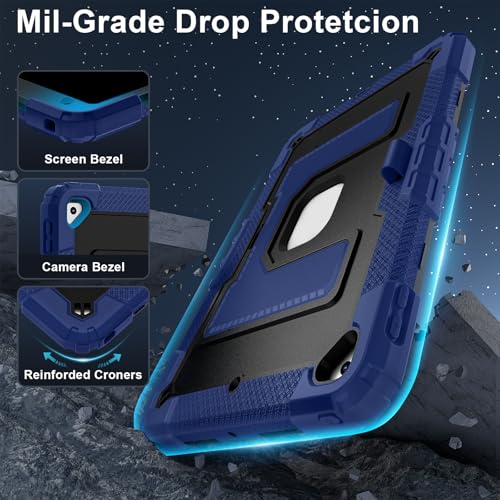 Coque iPad 10.2 antichoc 9e 8e 7e génération étui de protection intégrale béquille