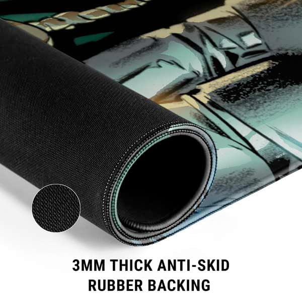 Skinit Extra Large Gaming Mouse Pad - Officially Licensed Dr. Doom Design with Stitched Edges, Waterproof, Non-Slip Rubber Base, Desk Mat for Keyboard & Mouse, 35.75" x 15.4" inches