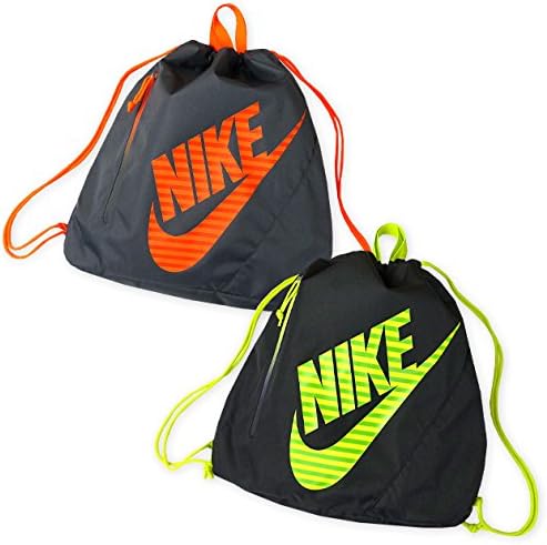 Amazon 子供 プールバッグ ナップサック バッグ 男の子 Nike ナイキ 10l ブランドロゴ 男児 キッズ ジュニア 1 グレー Nike ナイキ シューズ バッグ