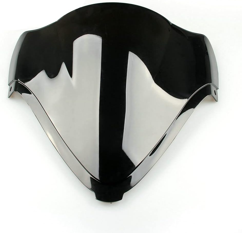 FLPRO ABS Plastic Injection Smoke Double Bubble Windscreen Windshield Compatible for Suzuki GSXR1300 Hayabusa 1997-2007 98 99