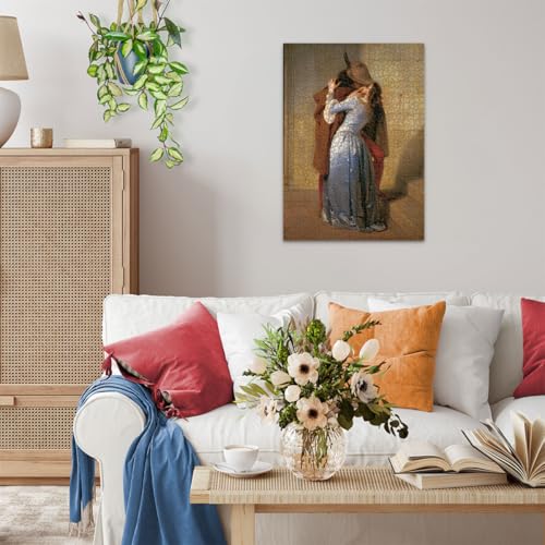 Puzzle 1000 pièces : Le baiser Francesco Hayez Ravensburger France - vue 5