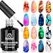 Beetles Pastel Gel Polish 6 Colors Kit, Nude Colors Collection, Soak Off UV LED Gel Nail Kit, 7.3ml Each Bottle
