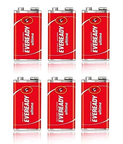 Pmw - Eveready 9V Battery, Super Heavy Duty Zinc Carbon Battery for Smoke Detectors, Toys & Electronics - Pack of 2-picture-16