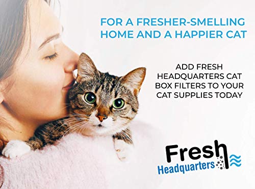 6 Pack Replacement Filters Compatible With Litter-Robot 3 – Activated Charcoal Cat Litter Box Filters Eliminate Odors And Easy Installation #TOP4