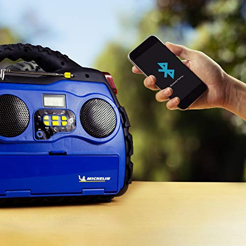 MICHELIN ML0728 Power Source XR1 Portable 1000 Amps Jump Starter with Air Compressor and 400 Watt Peak Surge Power Inverter and Bluetooth