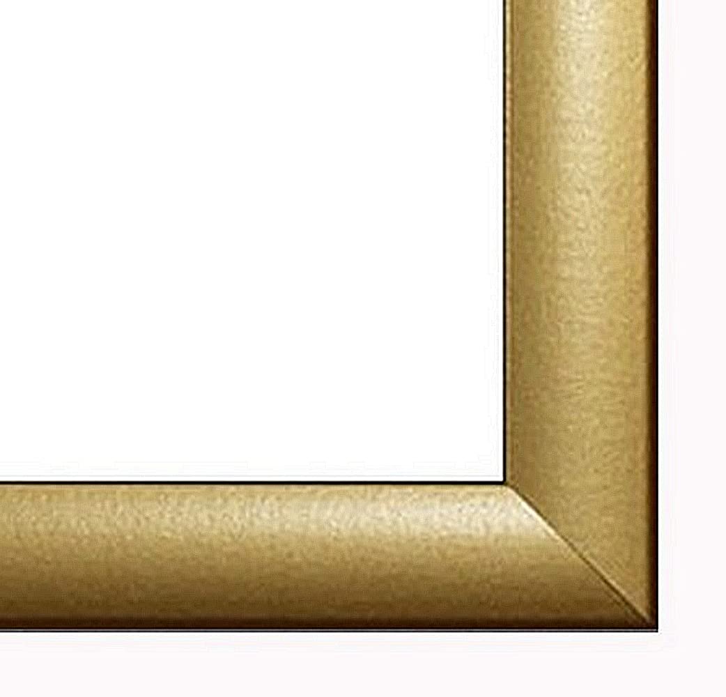 Cadre photo Olympia 121 x 80 cm en bois MDF léger et incassable couleur or