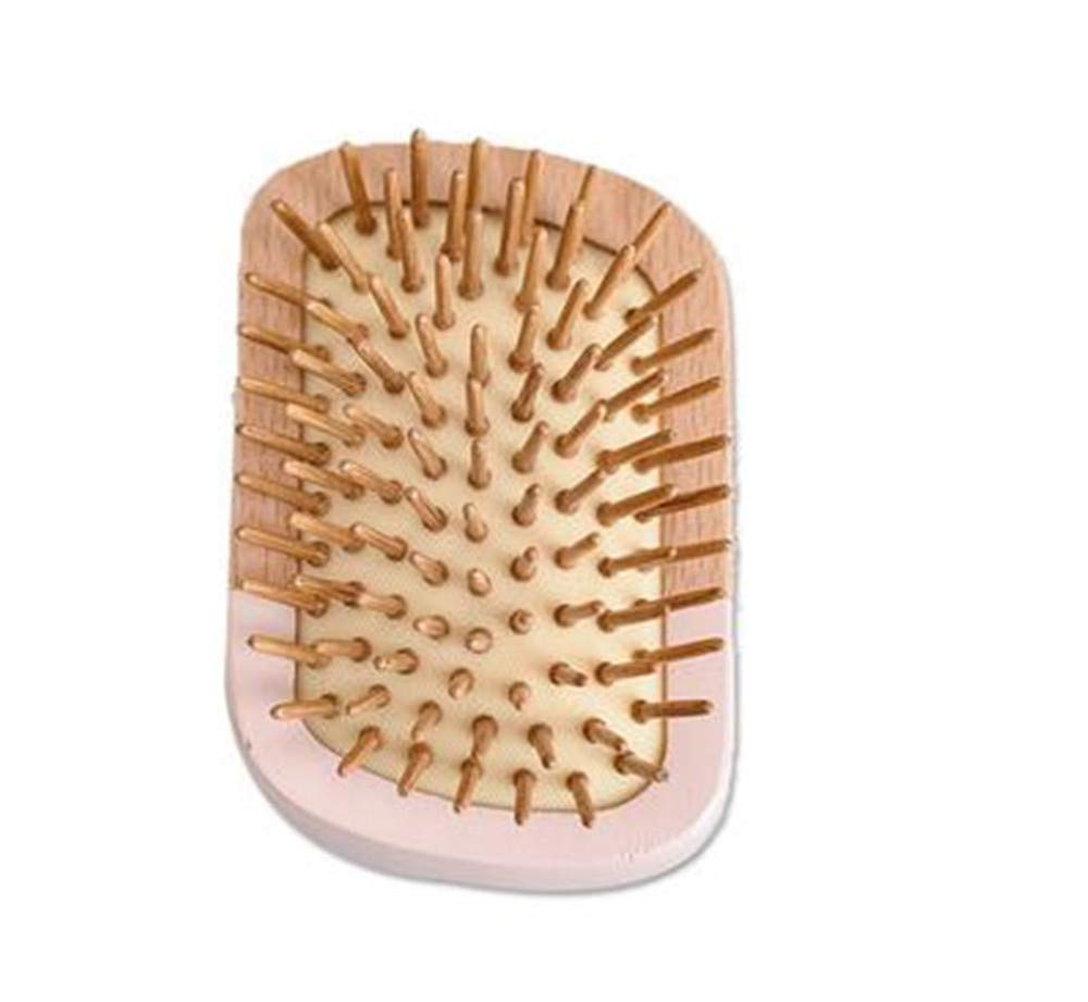 Brosse à cheveux mini antistatique contre les frisottis des cheveux fins