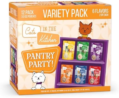 Weruva Cats in the Kitchen, Pantry Party Pouch Variety Pack in Gr...