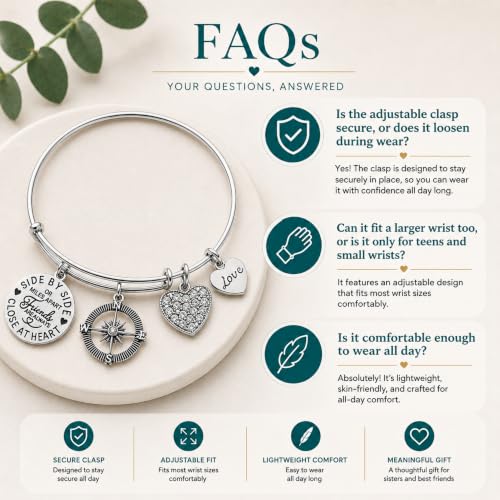 Image of Infinity Collection Best Friends Bracelets- Not Sisters By Blood But Sisters By Heart Bracelet- Friend Jewelry- Gift for Friends