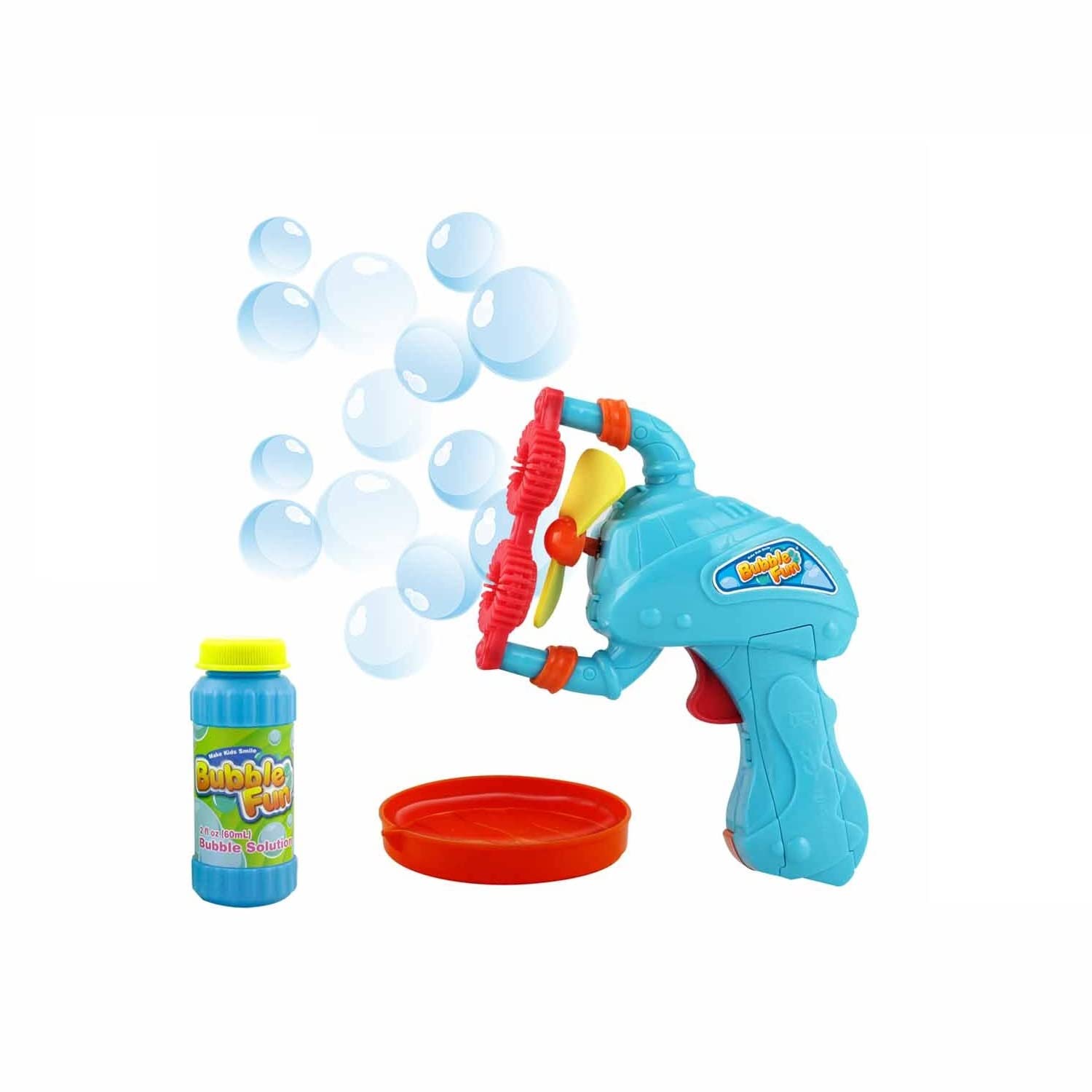 PJ Power Joy Power Joy Bubble Fun Mini Fun With 2Oz Bubble Solution, Battery Operated