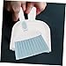Anneome Mini Dustpan Brush Set Handheld Broom Dustpan for Home Camping Car Desk Floor Soft Bristles Compact Cleaning Tool