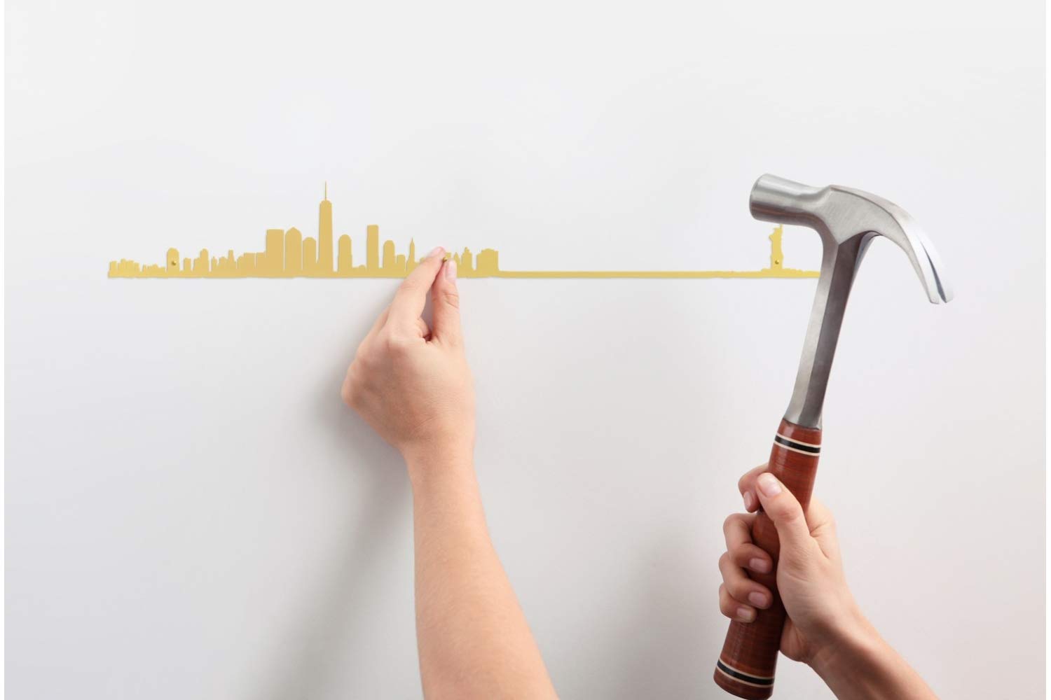 The Line - Sagome per gli amanti della città - New York (Oro)