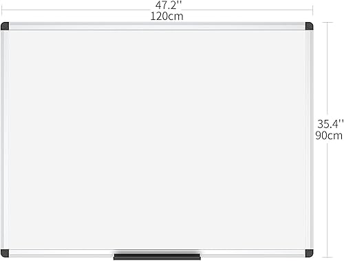 Vista 29 de VIZ-PRO Pizarra blanca plegable magnética, 48 x 48 pulgadas, pizarra de borrado en seco para montaje en pared para escuela, oficina y hogar