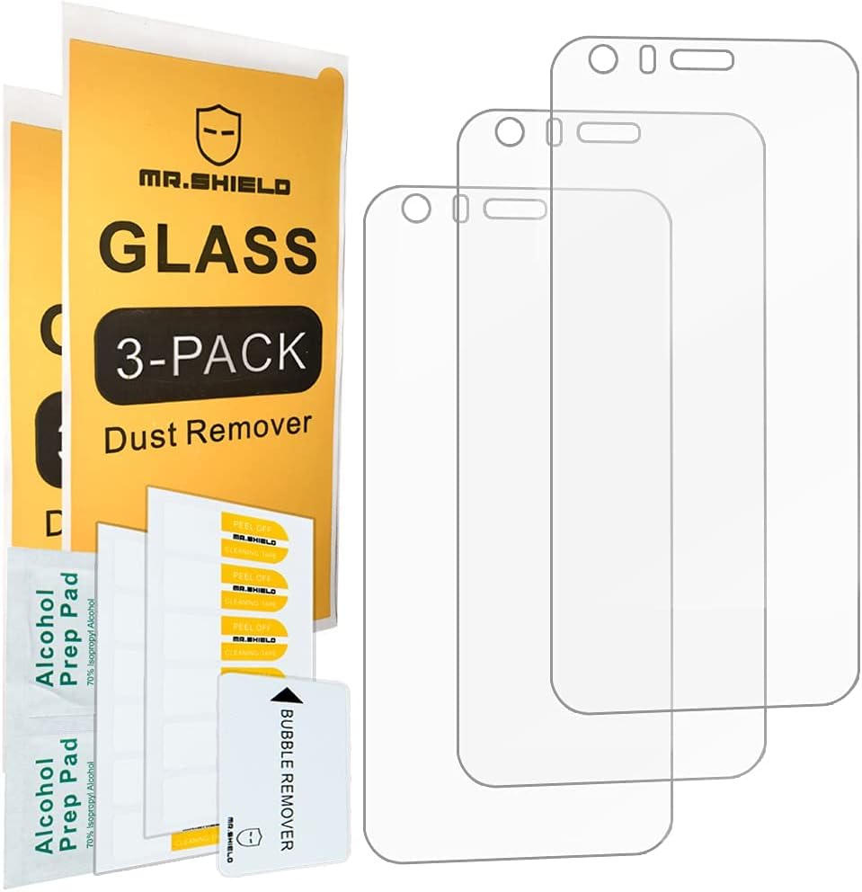 Mr.Shield [3-Pack] Designed For CAT S62 and S62 Pro [Tempered Glass] [Japan Glass with 9H Hardness] Screen Protector with Lifetime Replacement