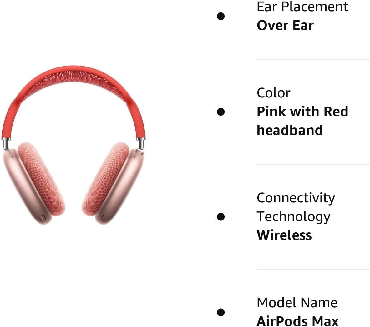 Apple AirPods Max ピンク Amazon.com: Apple AirPods Max - Pink (Renewed) : Electronics