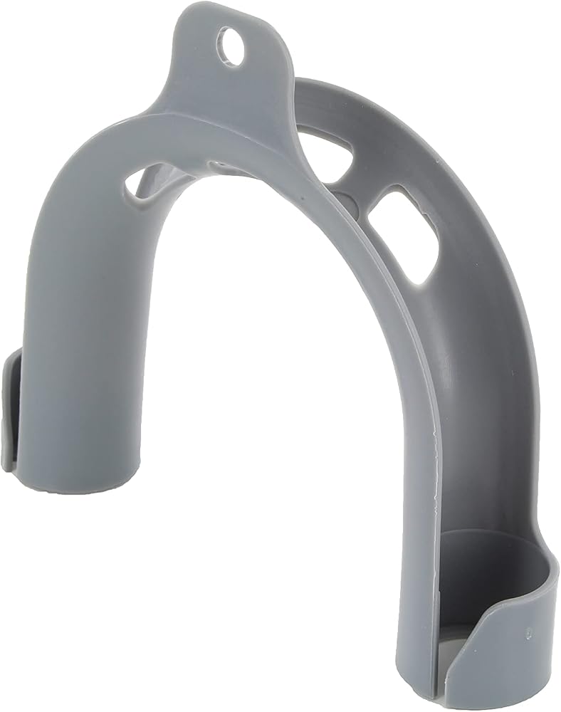 DL-pro Arc de support universel en PVC incurvé pour tuyau de vidange de lave-linge et lave-vaisselle