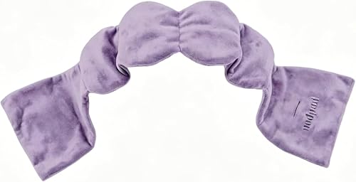 Foldable Weighted Eye Pillow for Relaxation - Sleeping Mask for Light Blocking and Travel