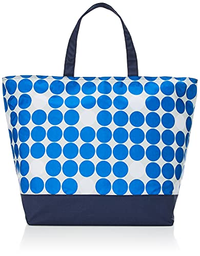 [オーエフエス] トートバッグ 2103-4L40 レディース グレー×ブルードット