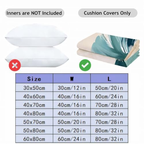 Housse coussin exterieur impermeable 40x80 lot de 2 graffiti en lin - 5