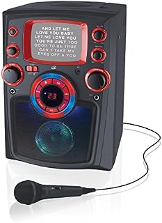 iLive Bluetooth Karaoke Party Machine with CD+G Player, 5 Inch Monitor and Microphone