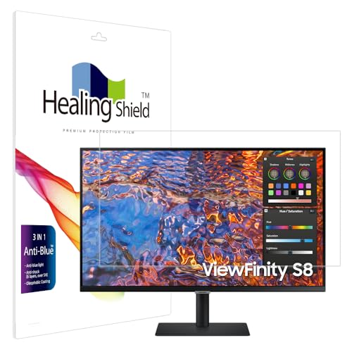 Healingshield �X�L���V�[���t���ی�t�B���� �X�L���V�[���t���ی�t�B���� Screen Protector Film Cover Compatible with Samsung S8 LS32B800P