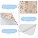 Gothic Style Space Rose Gold Gradient Cooling Baby Mattress pad Protector 28
