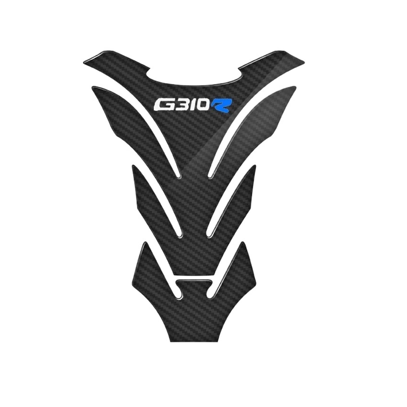 3D Carbon Fiber Motorcycle Fuel Tank Pad Cover Protector Decal Stickers for G310R G 310R Gas Stickers Decals