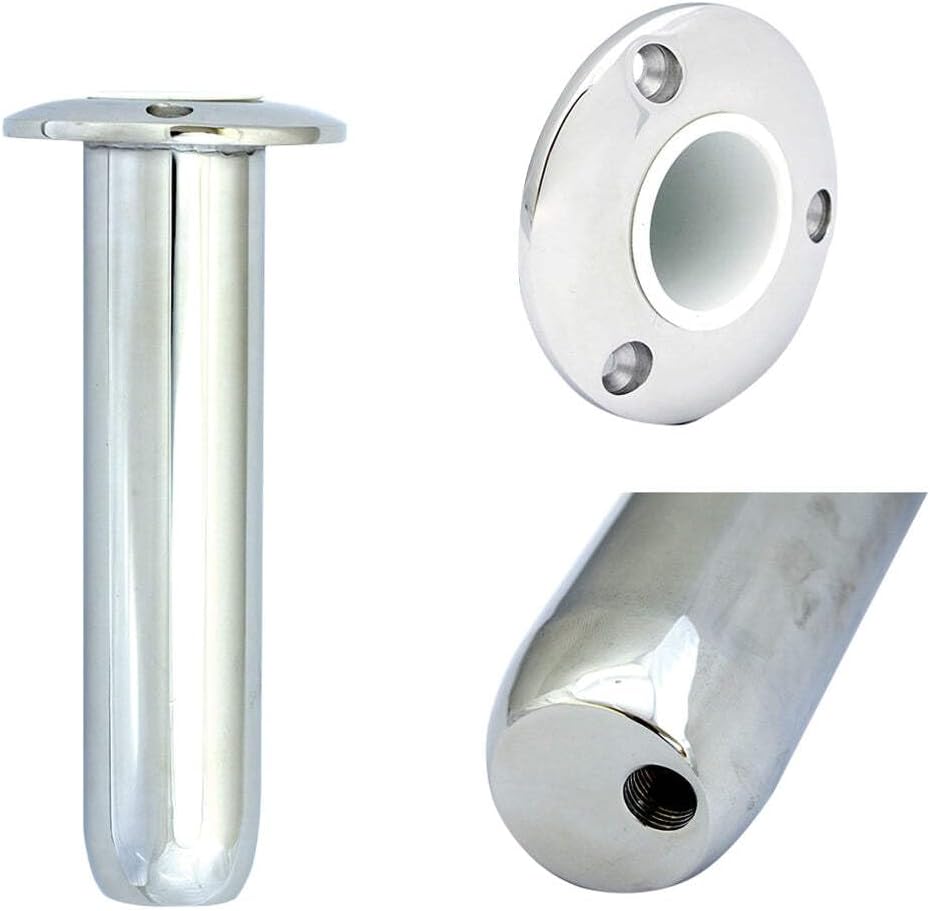 Tigress Round Head Closed Base Rod Holder - 0176; - 9