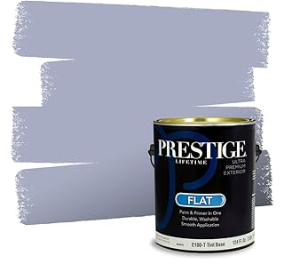 Paints Exterior Paint and Primer In One, 1-Gallon, Flat, Comparable Match of Behr* Upscale*