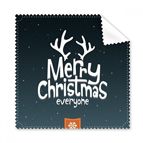 Chiffon motif Reindeer Joyeux Noël pour éliminer les traces sur vos lunettes