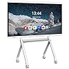 NORQIN Interactive Smartboard for Presentation Classroom Conference Office Home - 65'' 4K UHD with 48MP Camera, 8-Array Microphone, 8+128GB,Touchscreen Digital Whiteboard(with Mobile Stand