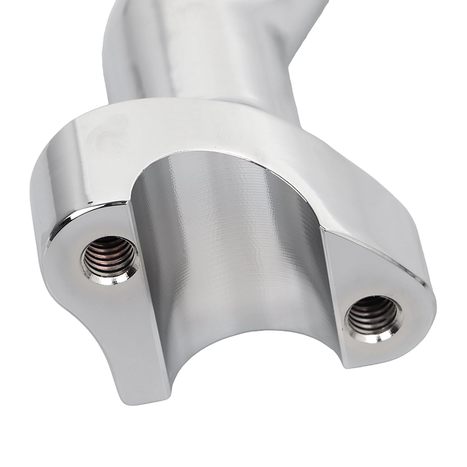 Rehausseurs de guidon chromés de 10,2 cm pour Harley 2,5 cm Dyna Street Bob Fat Boy Heritage Softail Sportster XL 883 1200