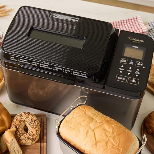Zojirushi BB-PPC20BA Home Bakery Virtuoso Plus Breadmaker, PFAS Free
