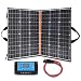 Produktbild Qnlly 110W 18V Tragbarer Eclipse-Solar-Panel Leichte Faltbare Koffer mit 10A LCD Laderegler für Jackery/SUAOKI/Rockpals/Goal Zero/Webetop Generator
