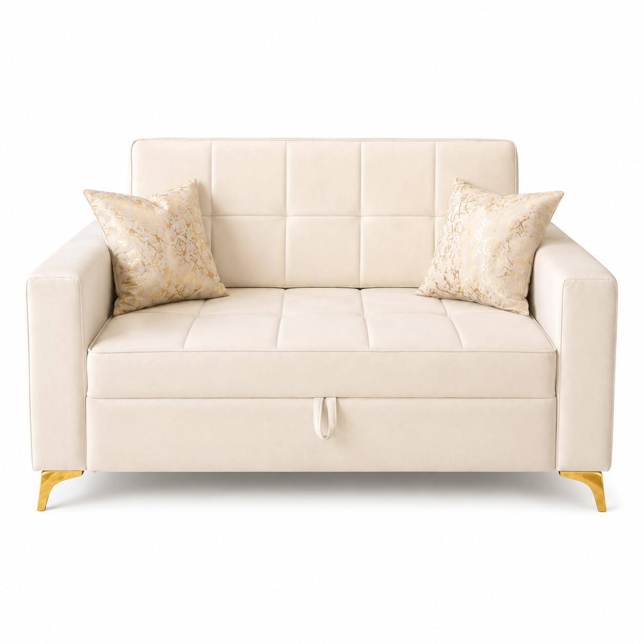 3 Seater Sofa Bench with Hidden Storage | Loveseat Sofa | Lift Top Storage Compartment | Multipurpose Ottoman Bench with Armrests for Living Room, Bedroom, Entryway, Guest Room & Apartment-image-19